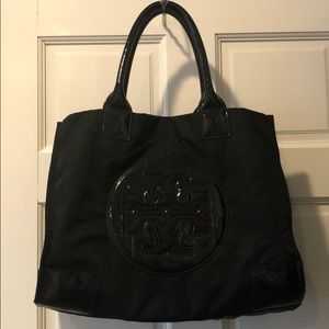 Tory Burch Black Ella Tote